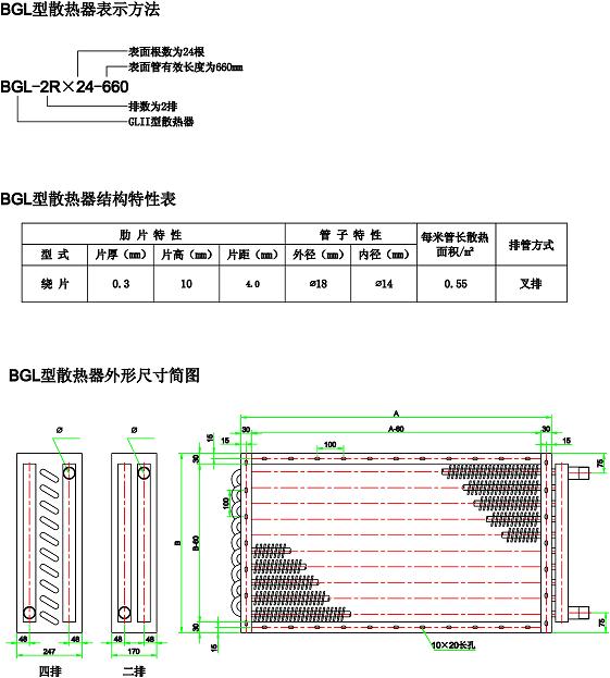 翅片管蒸汽散热器